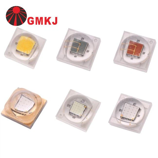 SMD dirije 660nm 1W 3W Epileds Chip Dyòd