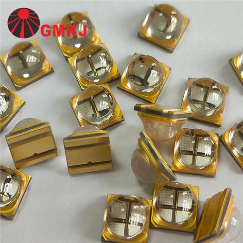 6868 Uva 380nm 385nm 390nm Smd Led Chips ak 60 degre Quartz Glass Lens