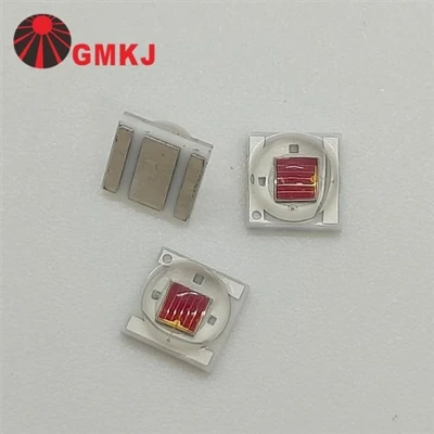 3535 SMD dirije 590nm 3W segondè klète Amber limyè Chip